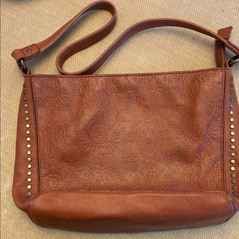 Leather handbag